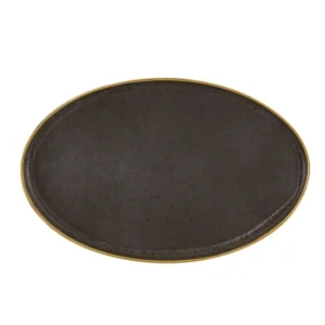 פלטה אובלית פורצלן 41 ס"מ 37004095 GOLD STONE כהה