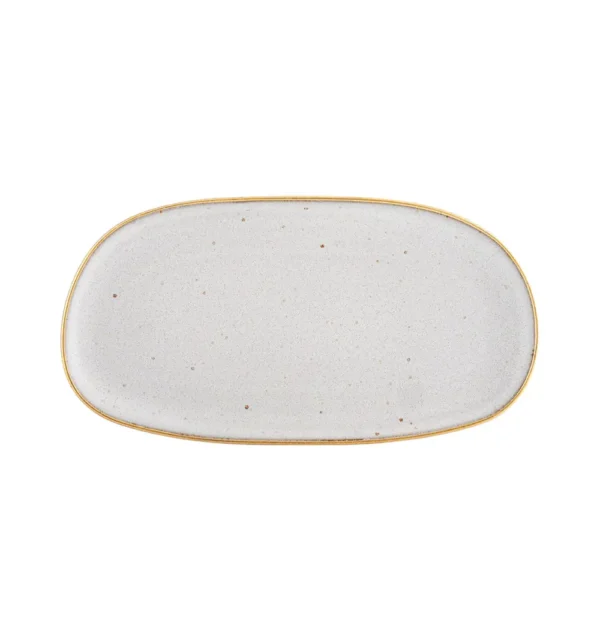 פלטה אובלית 30X16 ס"מ בהיר 37006439 GOLD STON
