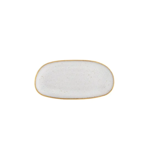 פלטה אובלית 20X10 ס"מ בהיר 37006441 GOLD STON